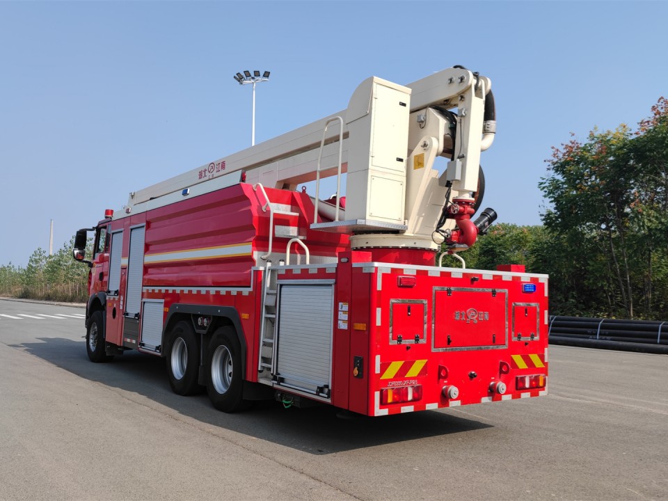 25米舉高噴射消防車(chē)圖片